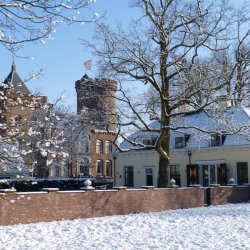 kasteel koetshuis winter